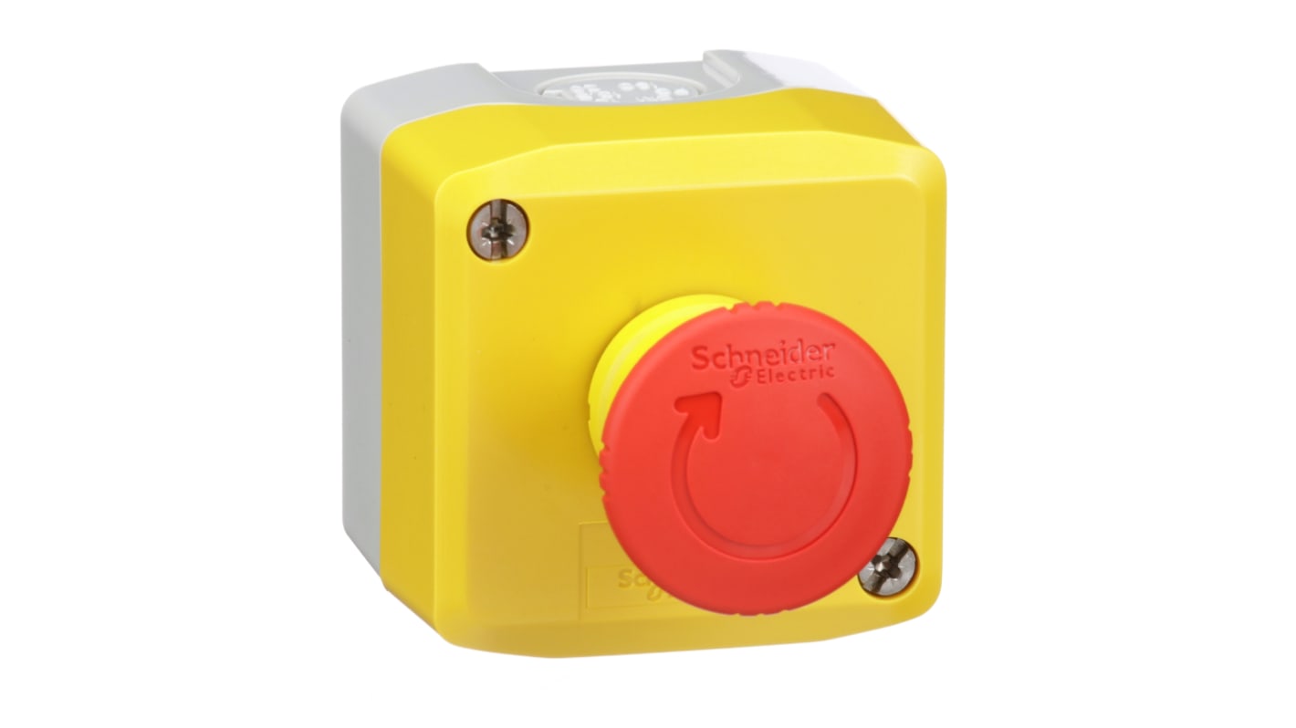 Schneider Electric Harmony XALK Series Turn to Release Push Button Complete Unit, 22mm Cutout, SPDT, IP66, IP67,