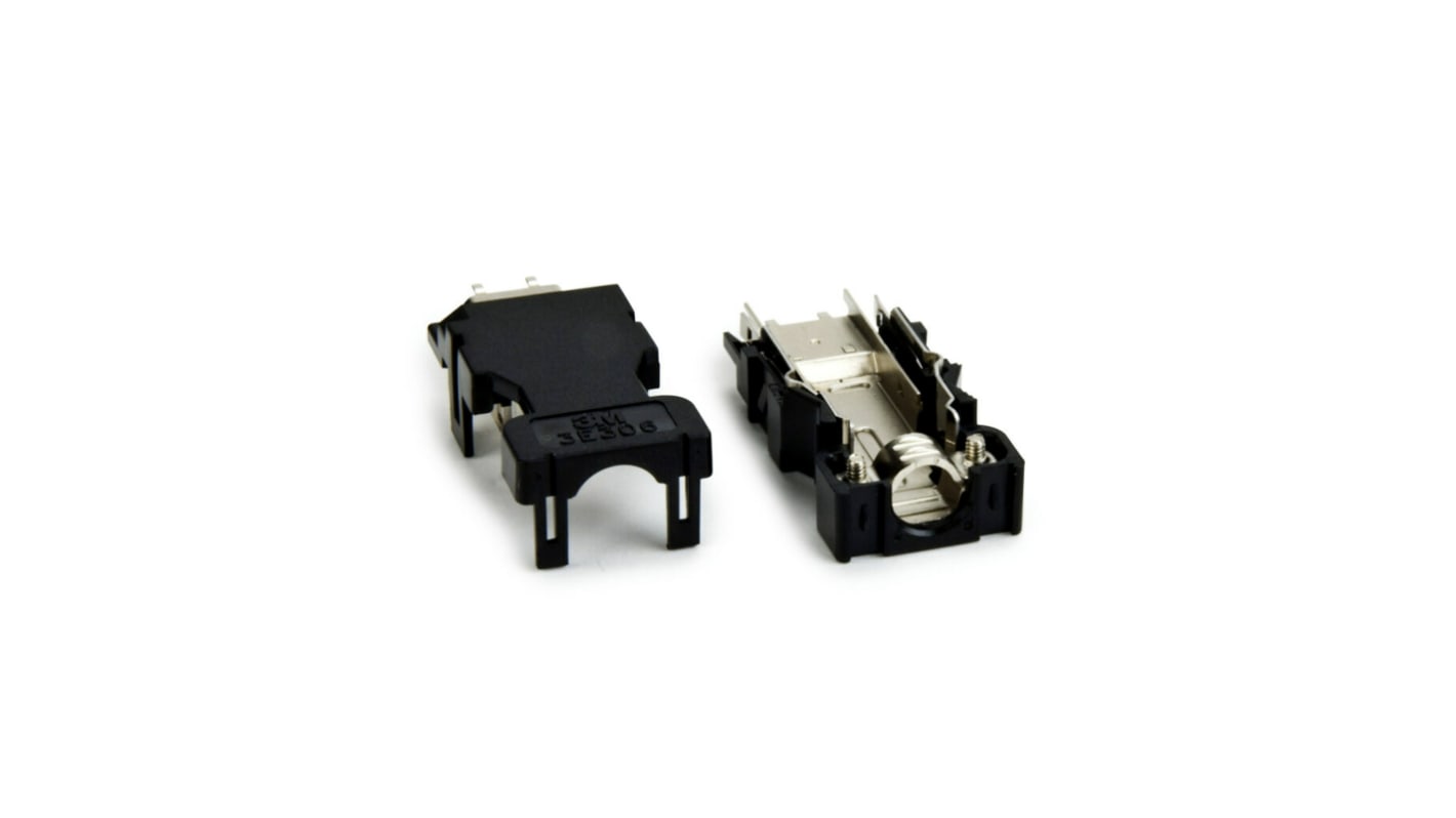 Conector FireWire de E/S 3M 7000090489, 6 contactos, Ángulo de 90° , Montaje con cable serie 3E306