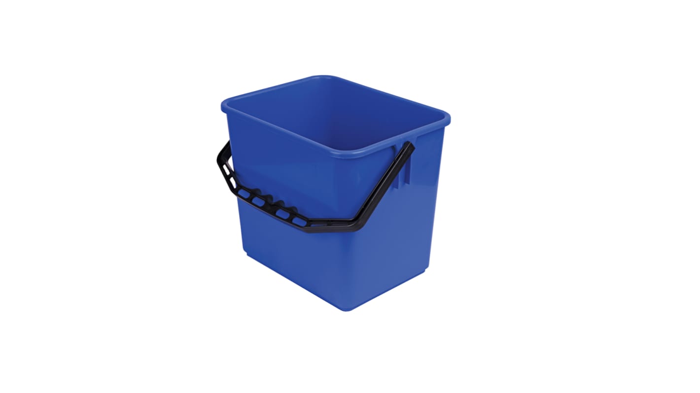 6L Polypropylene Blue Bucket With Handle