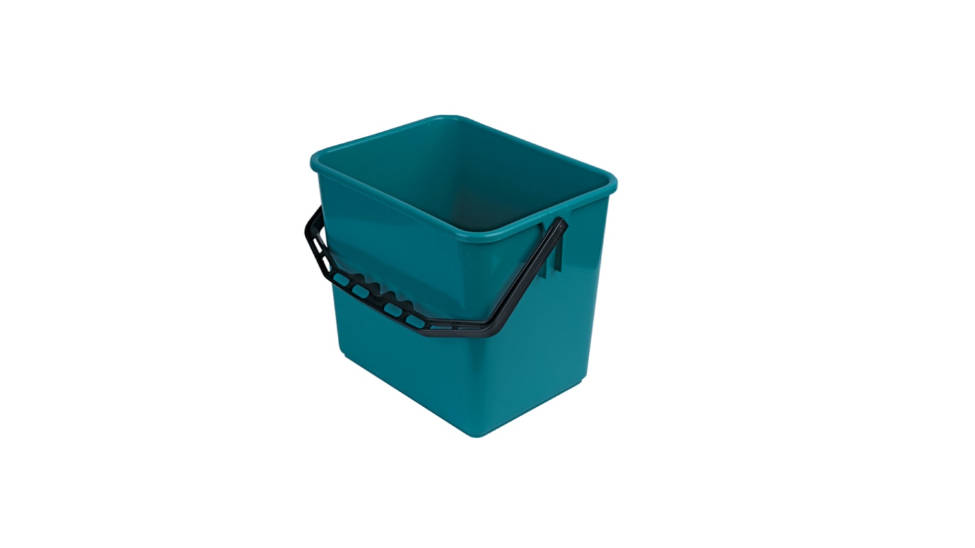 6L Polypropylene Green Bucket With Handle