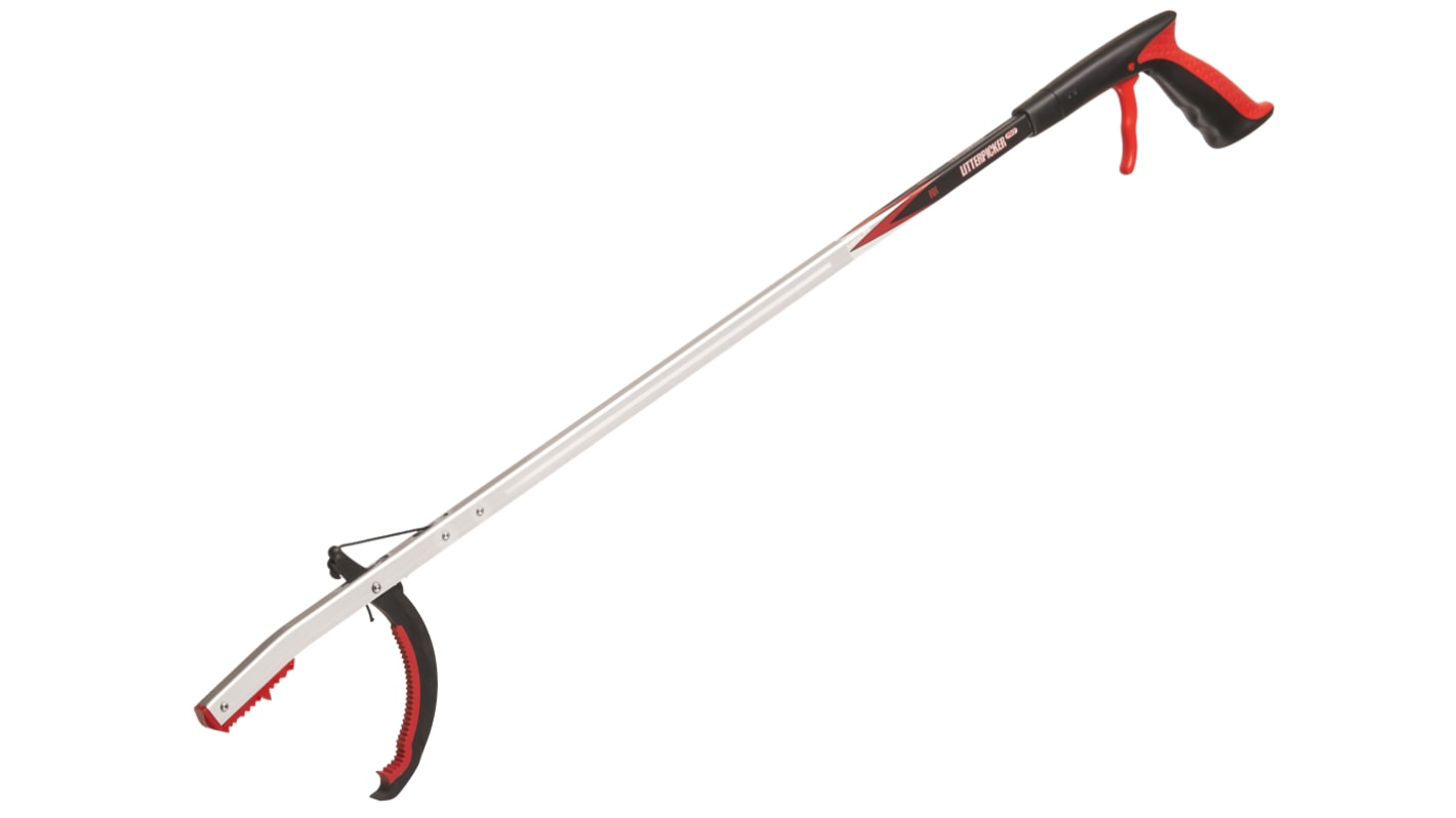 Robert Scott Litter Picker Pick Up Tool, 850 mm With Aluminium Handle