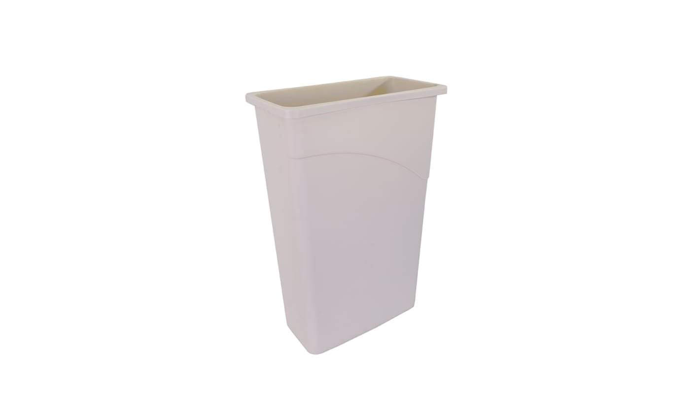 Robert Scott 90 Litre Wall Hugger Bin Base 90L Beige, Grey Polyethylene Waste Bin