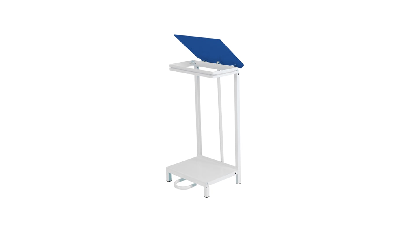 Soporte para bolsa de basura Robert Scott Azul con pedal de 92L de Acero