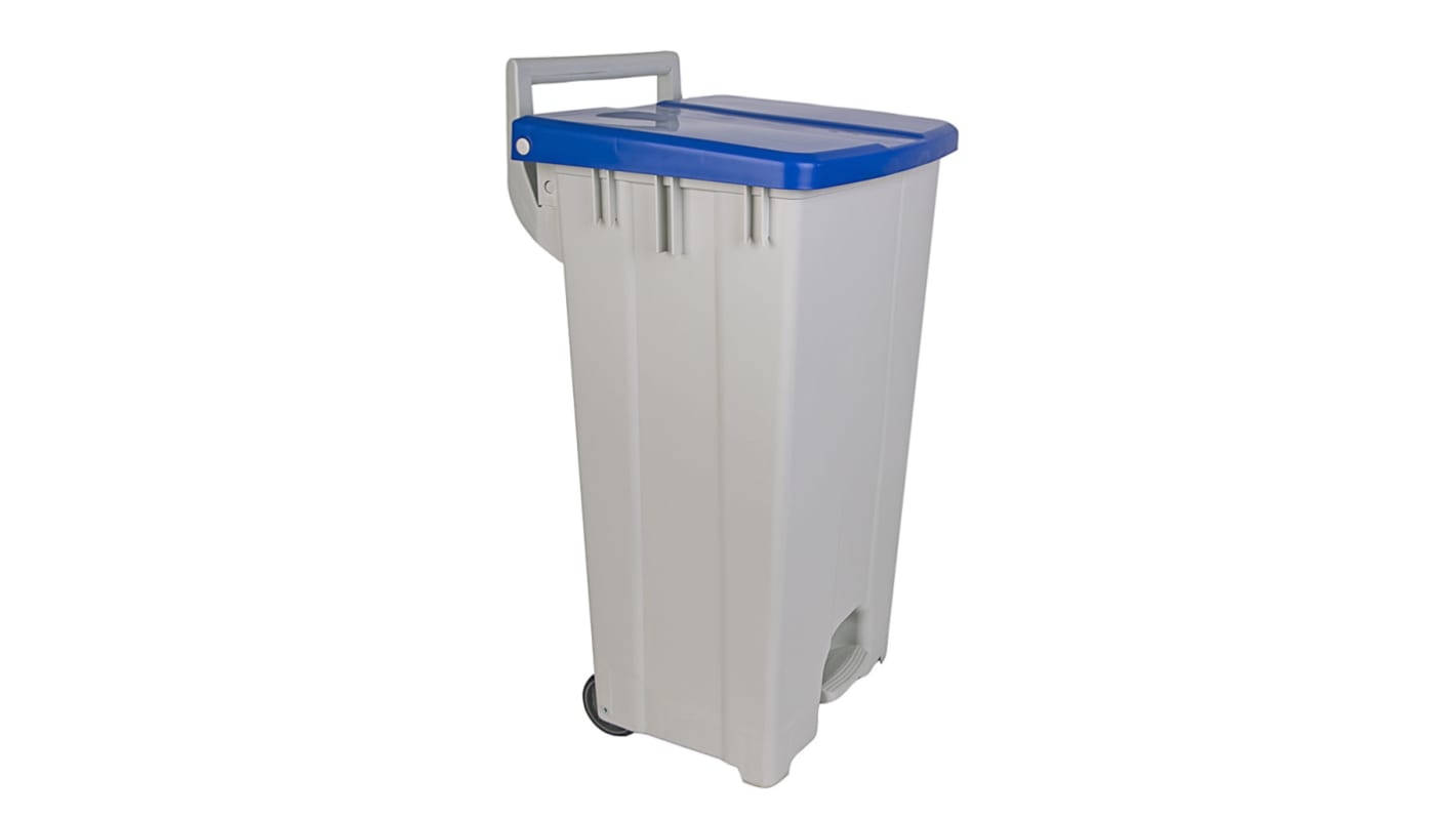 Pojemnik na odpady 90L, kolor: Niebieski, materiał: Polipropylenowe, Robert Scott