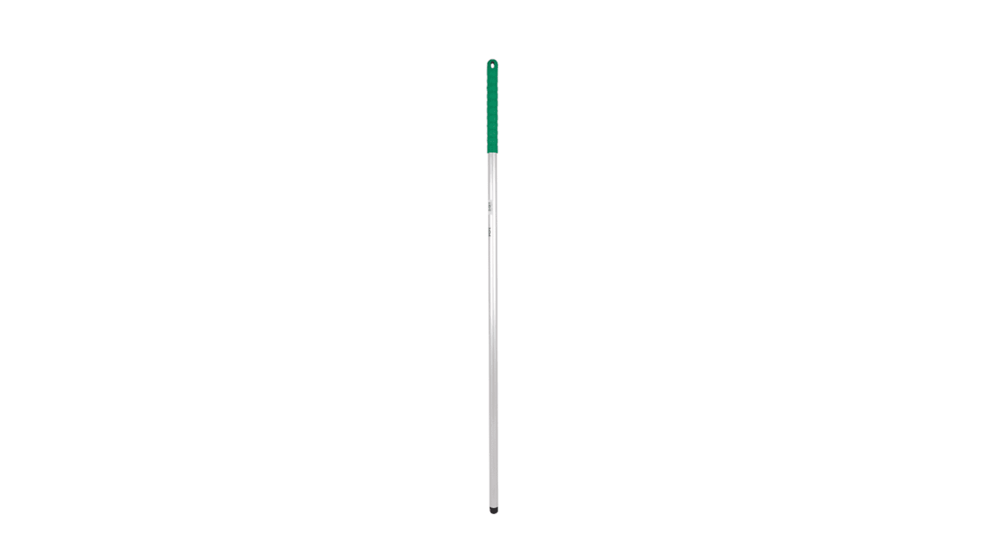 Mango Robert Scott de Aluminio, color Verde, long. 1.37m, para usar con Fregonas, escobillas, cepillos lavables