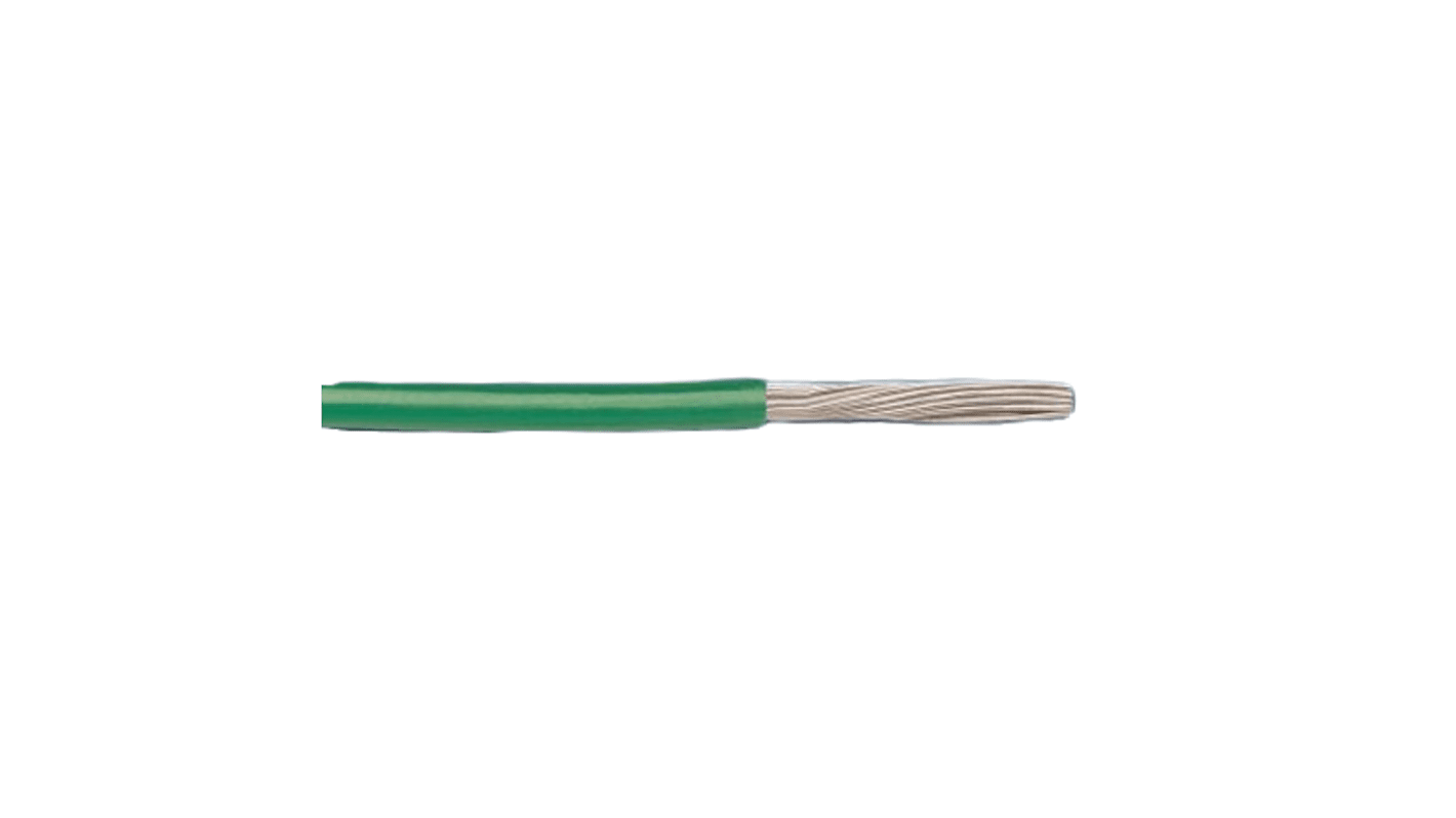 Alpha Wire Ecogen Ecowire Series Blue 0.81073 mm² Hook Up Wire, 18, 1, 1000ft, MPPE Insulation