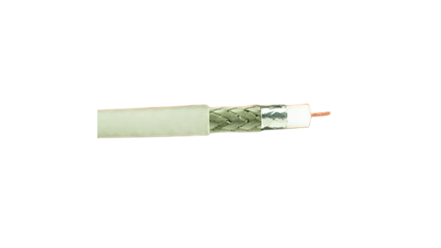 Alpha Wire 9058AC Series Coaxial Cable, 1000ft, RG 58A/U Coaxial, Unterminated