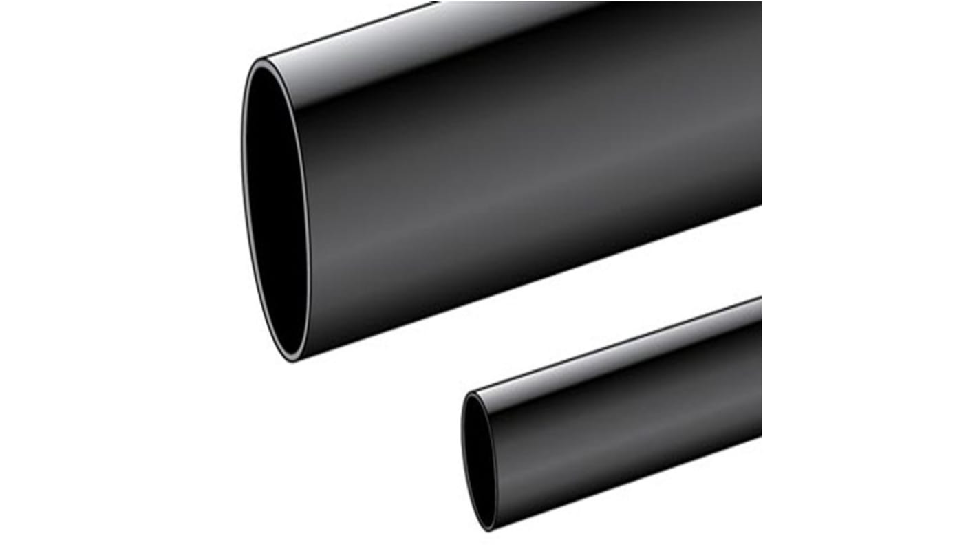 Alpha Wire PVC Black Cable Sleeve, 0.258in Diameter, 4ft Length, FIT Wire Management Series