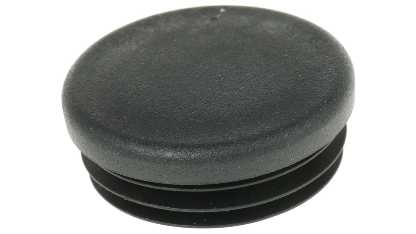 Koncový uzávěr Koncová krytka, Polyetylen (PE) barva Černá do trubice o průměru 40mm