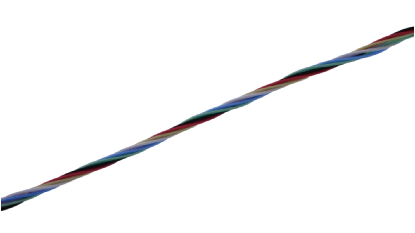 MICROWIRES Kabel 0,13 mm2 Verdrillt Grau