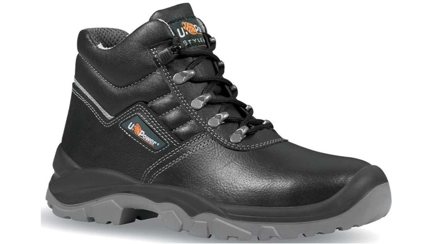Chaussures De Sécurité Reis Bryes-T-S3_38 - Noir/Jaune Taille 38 | Semelle Antidérapante Résistante à L'Huile