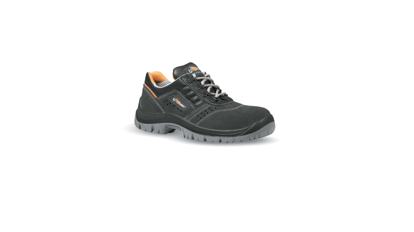 U Group Style & Job Unisex Grey Stainless Steel  Toe Capped Low safety shoes, UK 8, EU 42