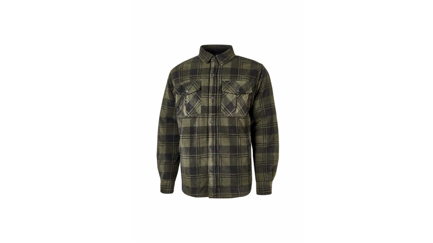 U Group Exciting Green 100% Polyester Men's Fleece Jacket XL