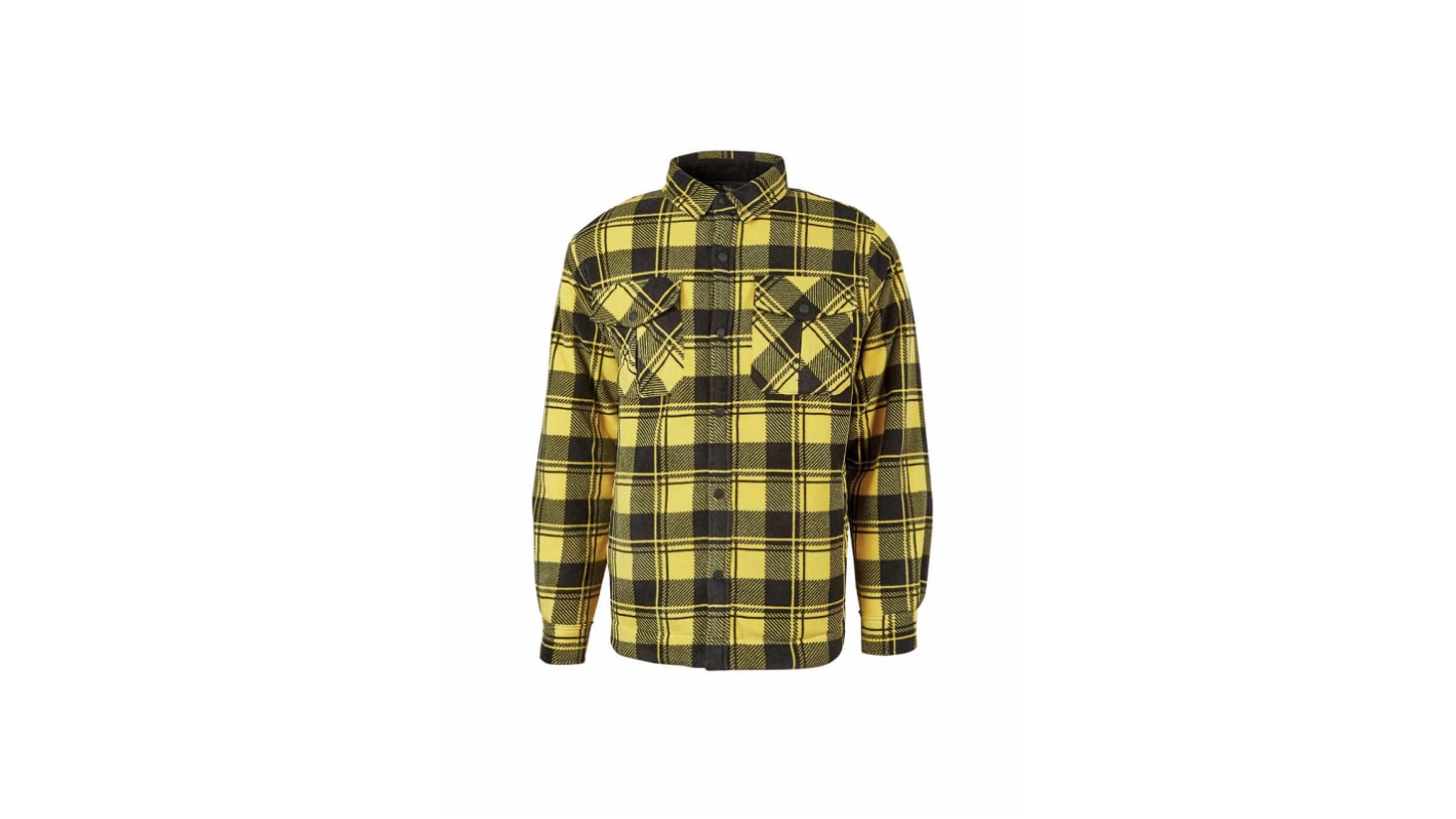 Chaqueta polar U Group de color Amarillo, talla XXL, para Hombre, serie Exciting, 100 % poliéster