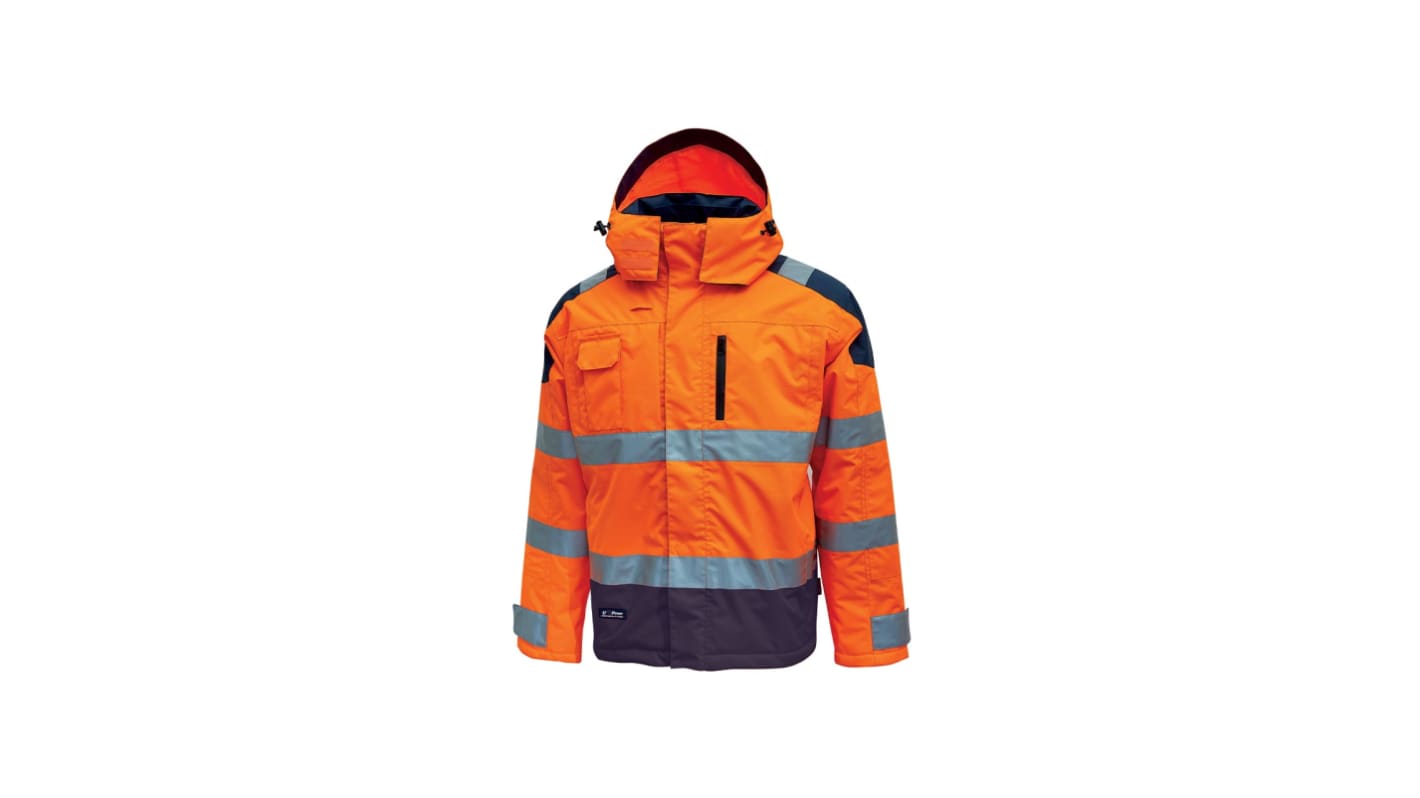 U Group Hi - Light Unisex Jacke, wasserdicht Orange, Größe 3XL