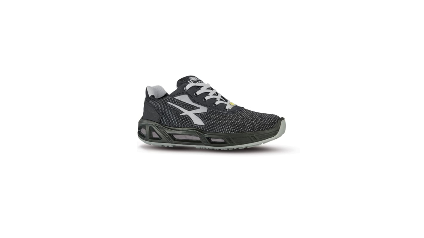 Zapatos de seguridad para hombre U Group de color Negro, gris, talla 38, S3 SRC