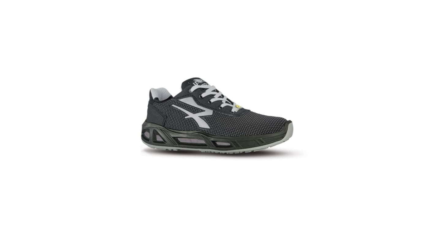 Zapatos de seguridad para hombre U Group de color Negro, gris, talla 41, S3 SRC