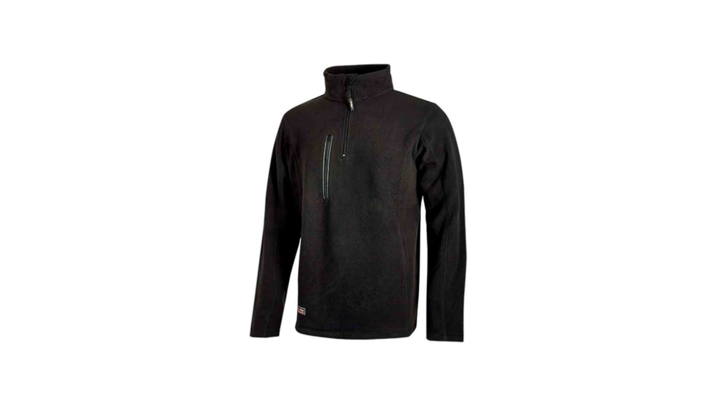 Sudadera de trabajo U Group de color Negro, talla 3XL, para Hombre, serie Enjoy, 100 % poliéster