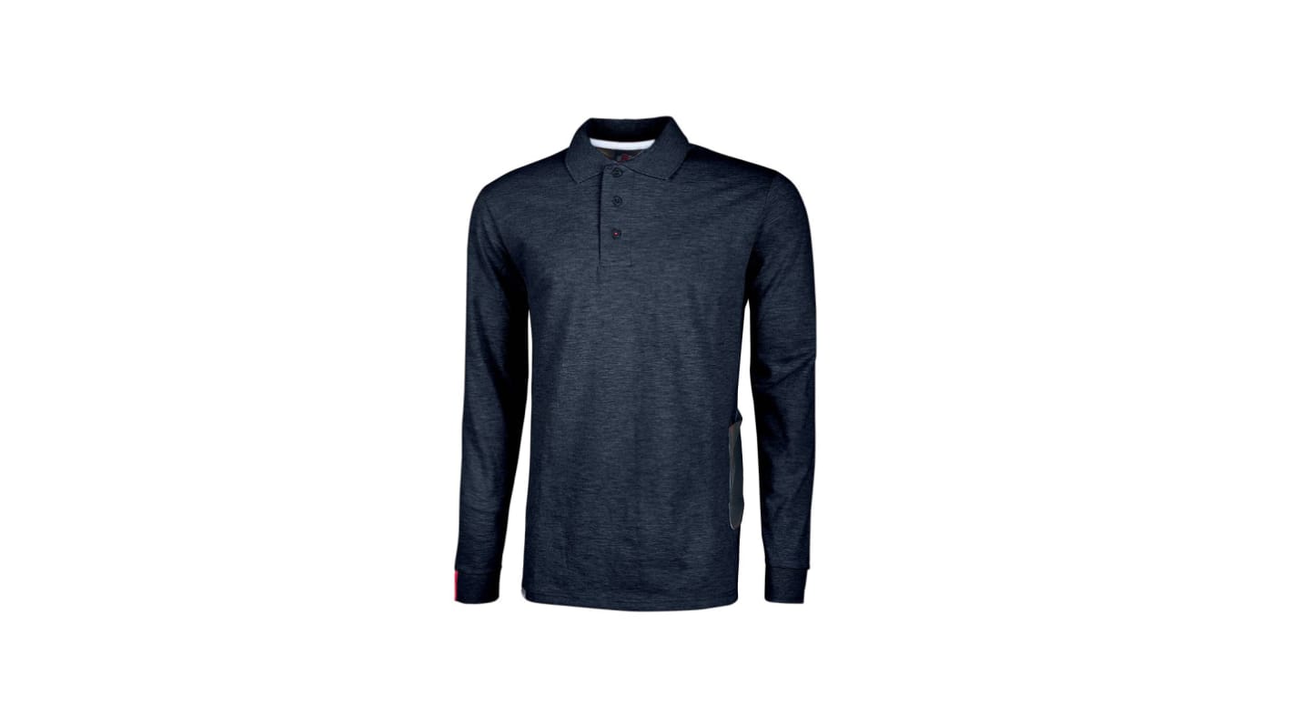 U Group Blue 65% COTTON - 35% POLYESTER Short Sleeve Shirt, UK- 3XL, EUR- 4XL