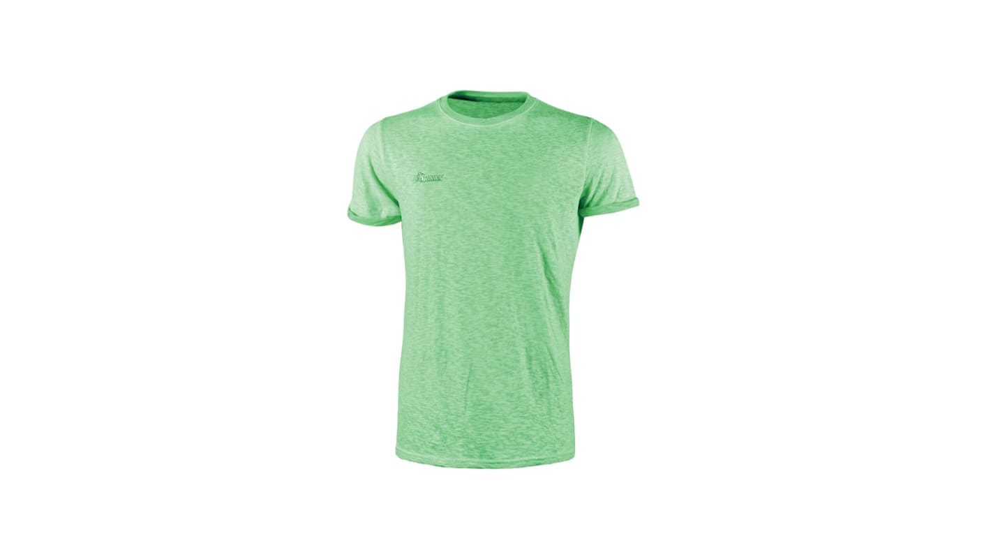 Camiseta de manga corta U Group, de 100% algodón, de color Verde, talla 4XL