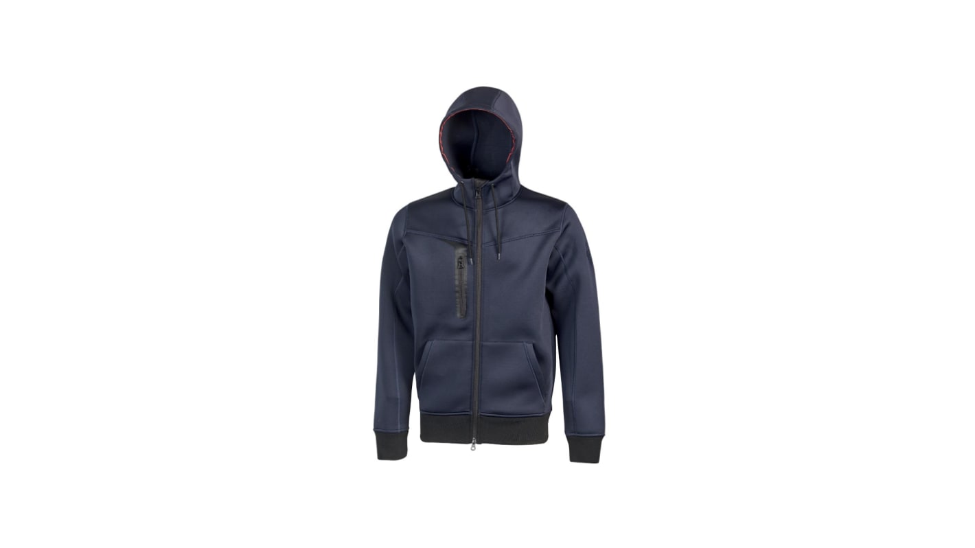 Chaqueta polar U Group de color Azul, talla XXL, para Hombre, serie Performance, 5% lycra, 28% rayón, 67% poliéster