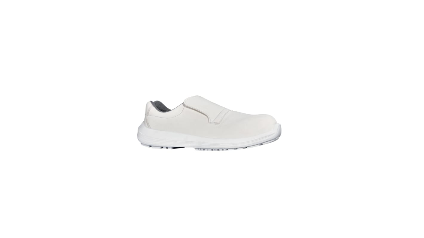 U Group White68 & Black Unisex White Composite Toe Capped Low safety shoes, UK 10.5, EU 45