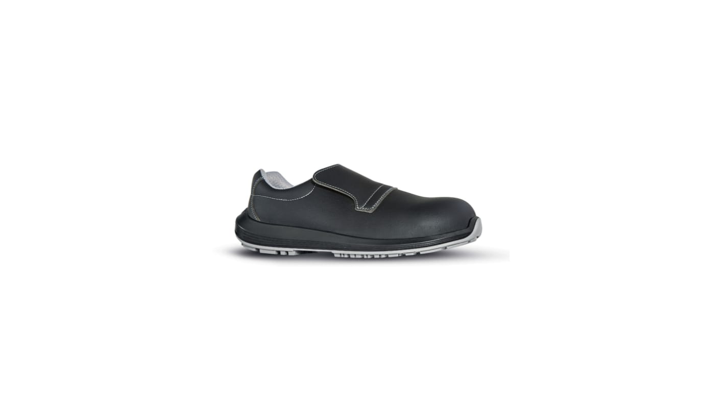 U Group White68 & Black Unisex Black Composite  Toe Capped Low safety shoes, UK 6.5, EU 40
