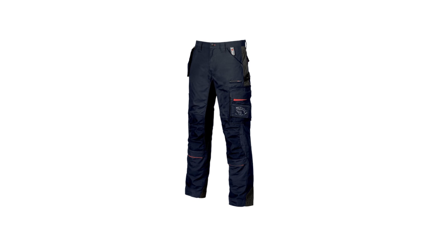 Pantalones de trabajo para Hombre, pierna 31plg, Azul, Resistentes a la abrasión, 35 % algodón, 65 % poliéster