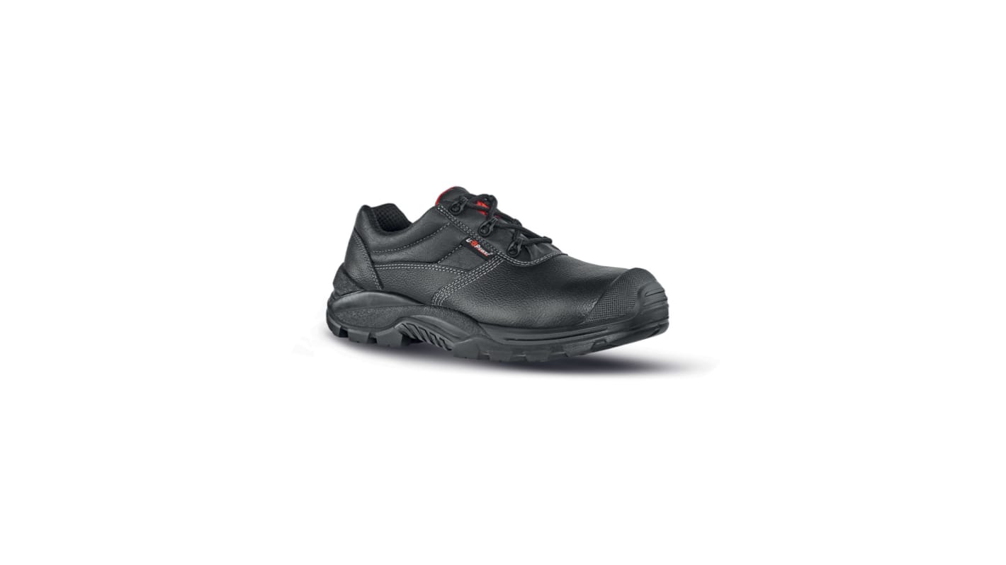 U Group Rock & Roll Unisex Black Composite  Toe Capped Low safety shoes, UK 8, EU 42