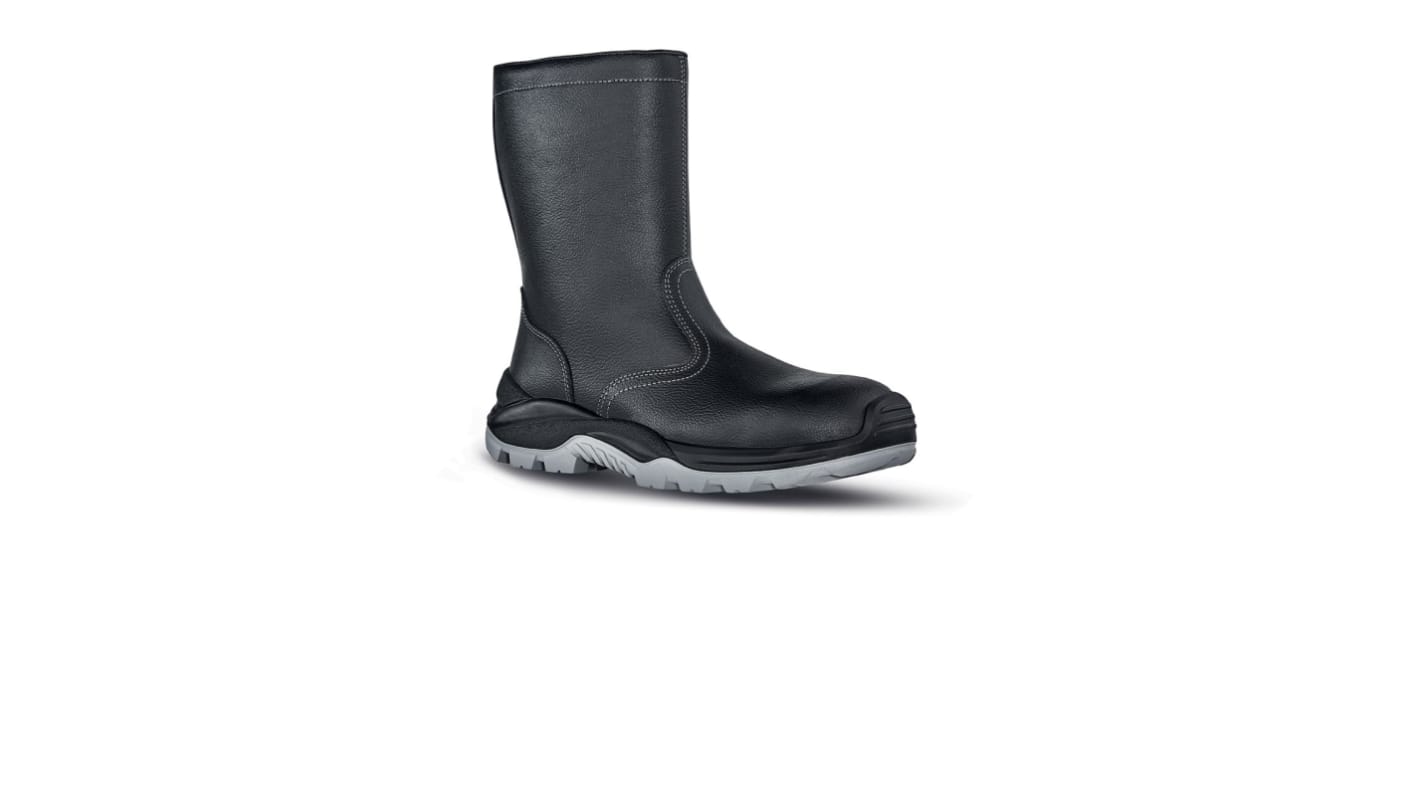 U Group Step One Herren Sicherheitsstiefel Schwarz, mit Zehen-Schutzkappe, Größe 38 / UK 5, EN20345 S3