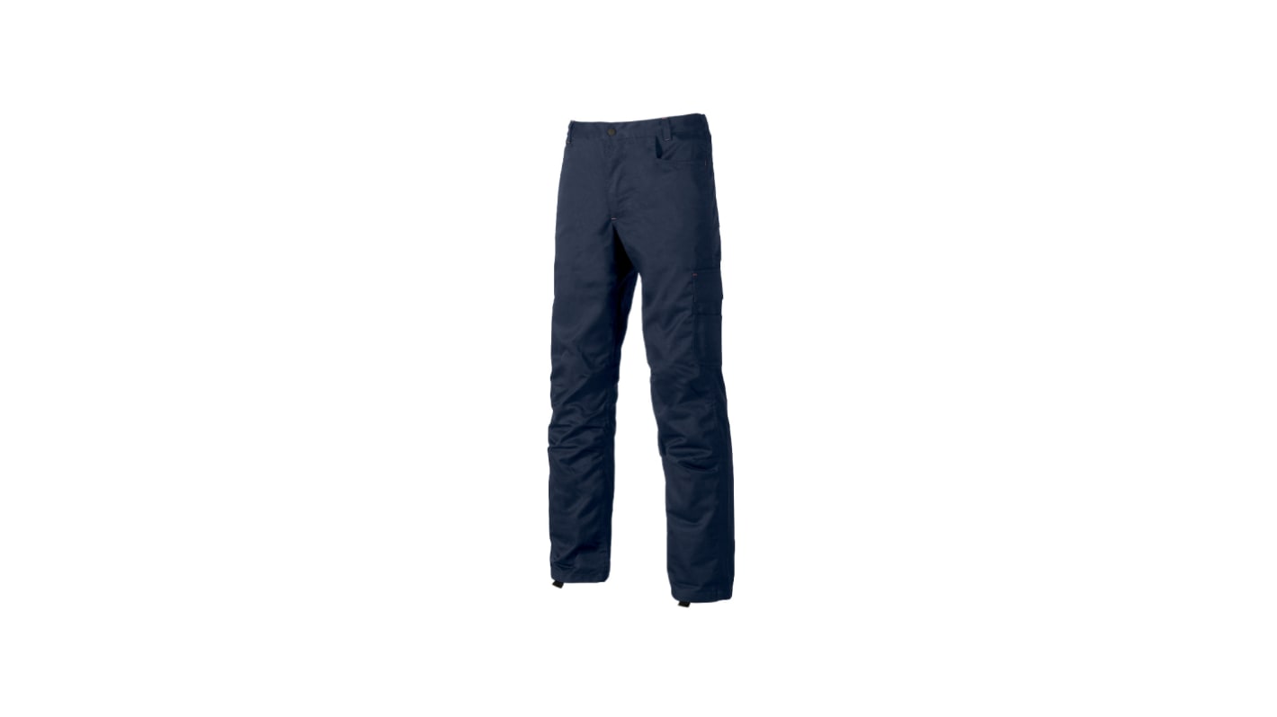 Pantalón para Unisex, Azul, Transpirable, 35 % algodón, 65 % poliéster Smart 29-31plg 74-78cm