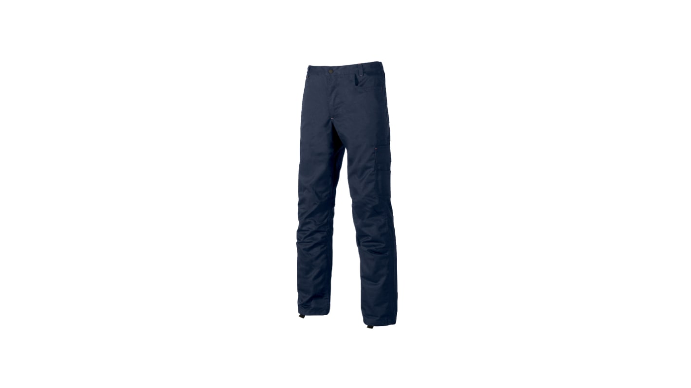 U Group Smart Blue 35% Cotton, 65% Polyester Breathable Trousers 46-50in, 117-123cm Waist