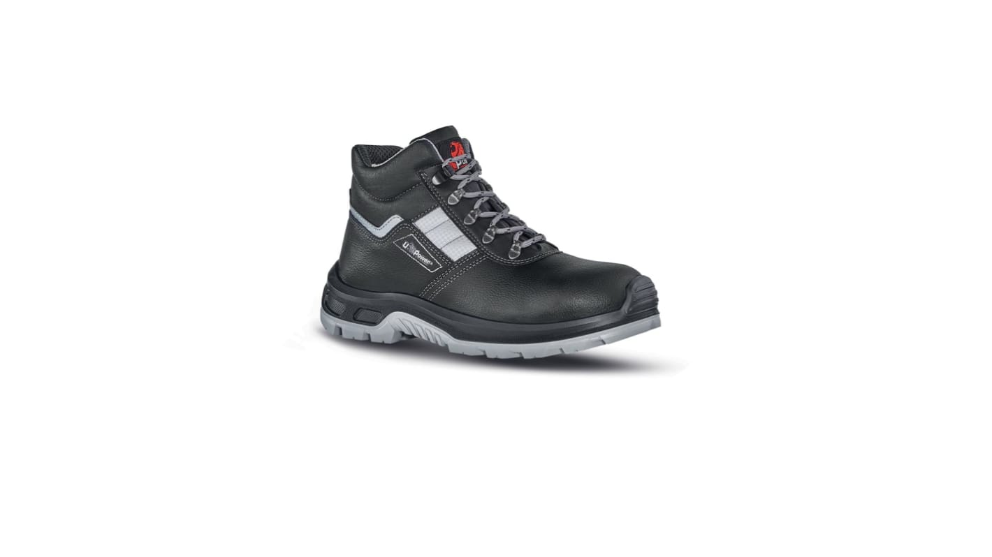 U Group Concept Plus Men's Black Composite Toe Capped Ankle Safety Boots, UK 6.5, EU 40