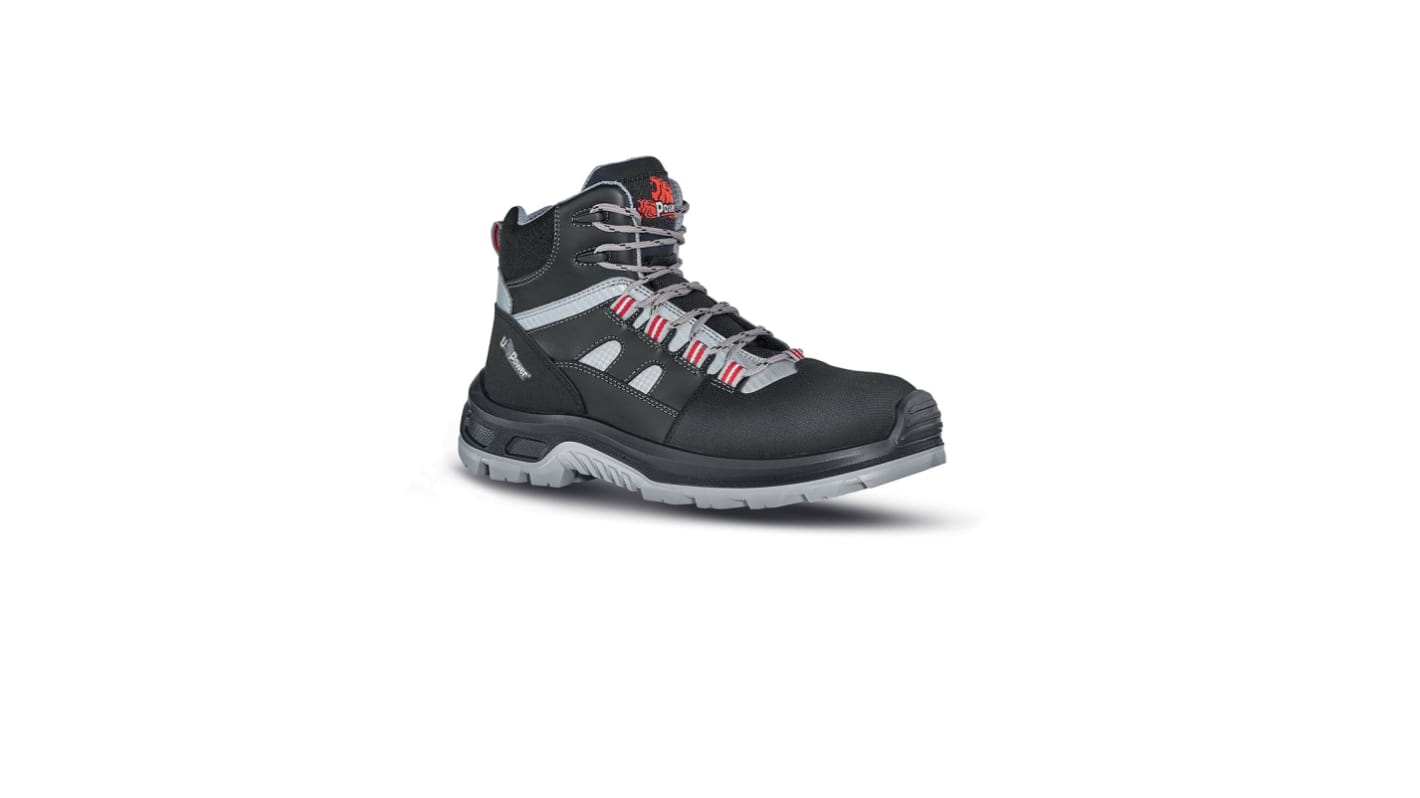 U Group Concept Plus Men's Black Composite Toe Capped Ankle Safety Boots, UK 5, EU 38