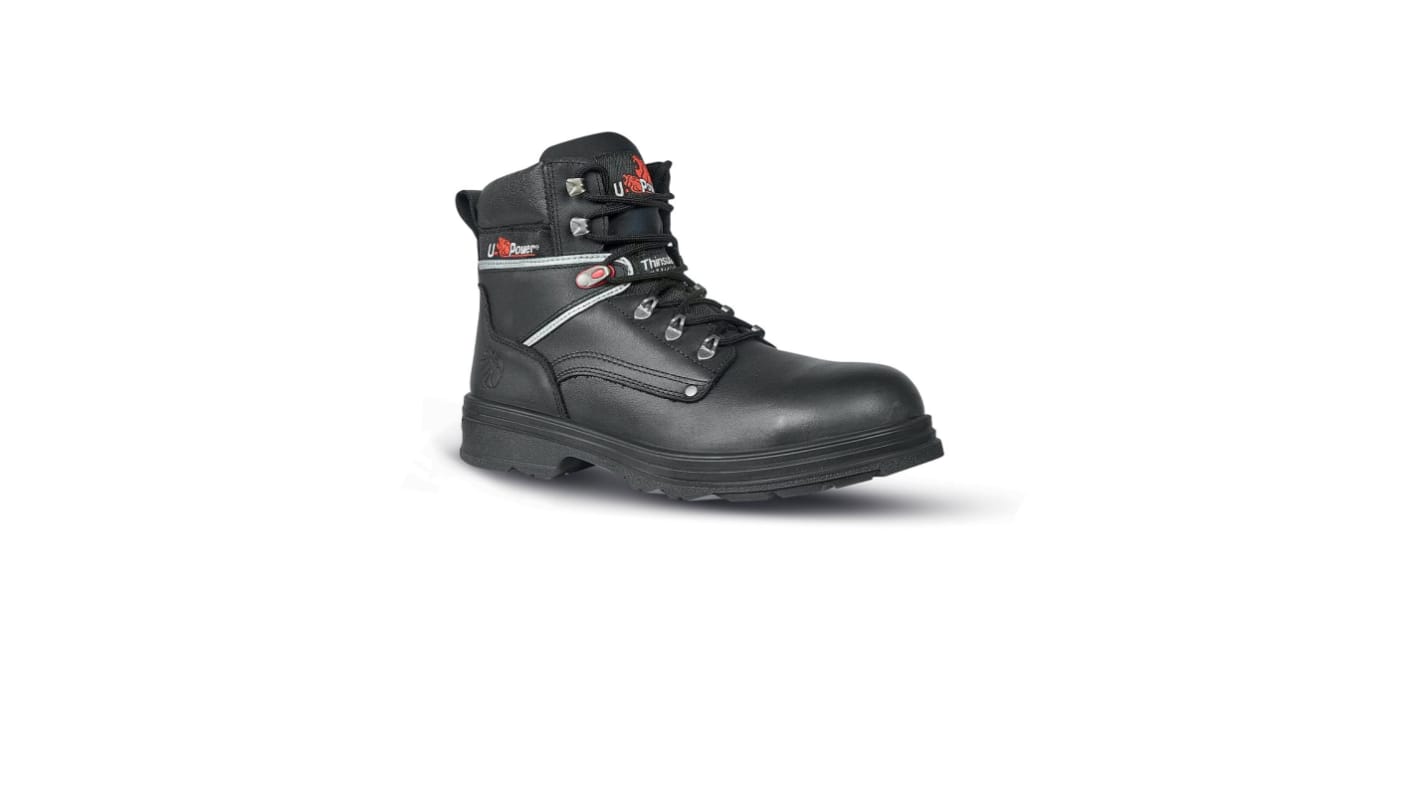 U Group Concept M Men's Black Composite Toe Capped Ankle Safety Boots, UK 11, EU 46
