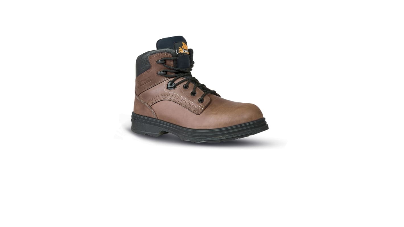 Botas de seguridad para hombre U Group de color Marrón, talla 38, S3 SRC