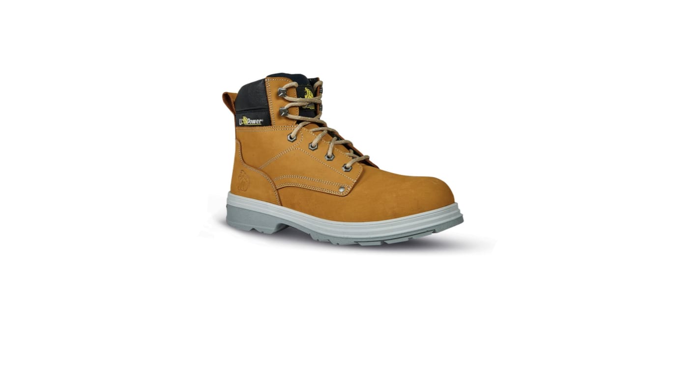 U Group Concept M Herren Knöchel-Sicherheitsstiefel Beige, mit Zehen-Schutzkappe, Größe 36 / UK 3, EN20345 S3