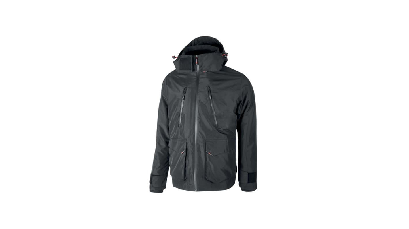 Parka, 3XL, Gris, Transpirable, impermeable Impact