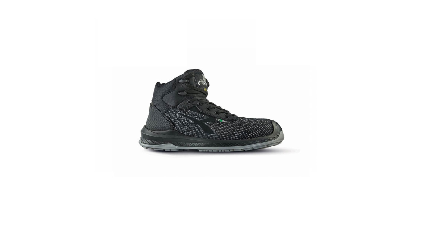 Zapatos de seguridad Unisex U Group de color Negro, talla 45, S3 SRC