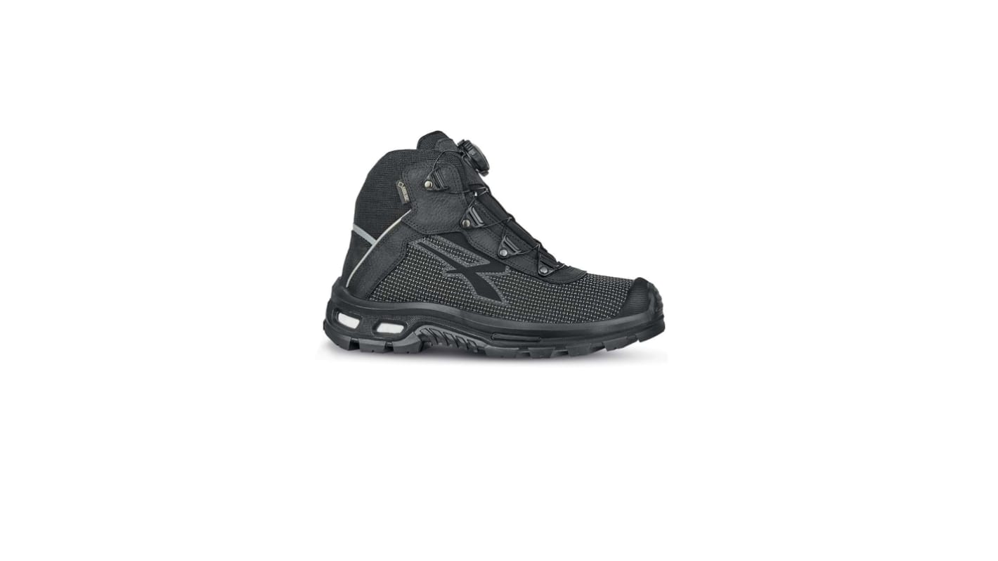 U Group Gore - Tex Men's Black Aluminium Toe Capped Safety Shoes, UK 9, EU 43