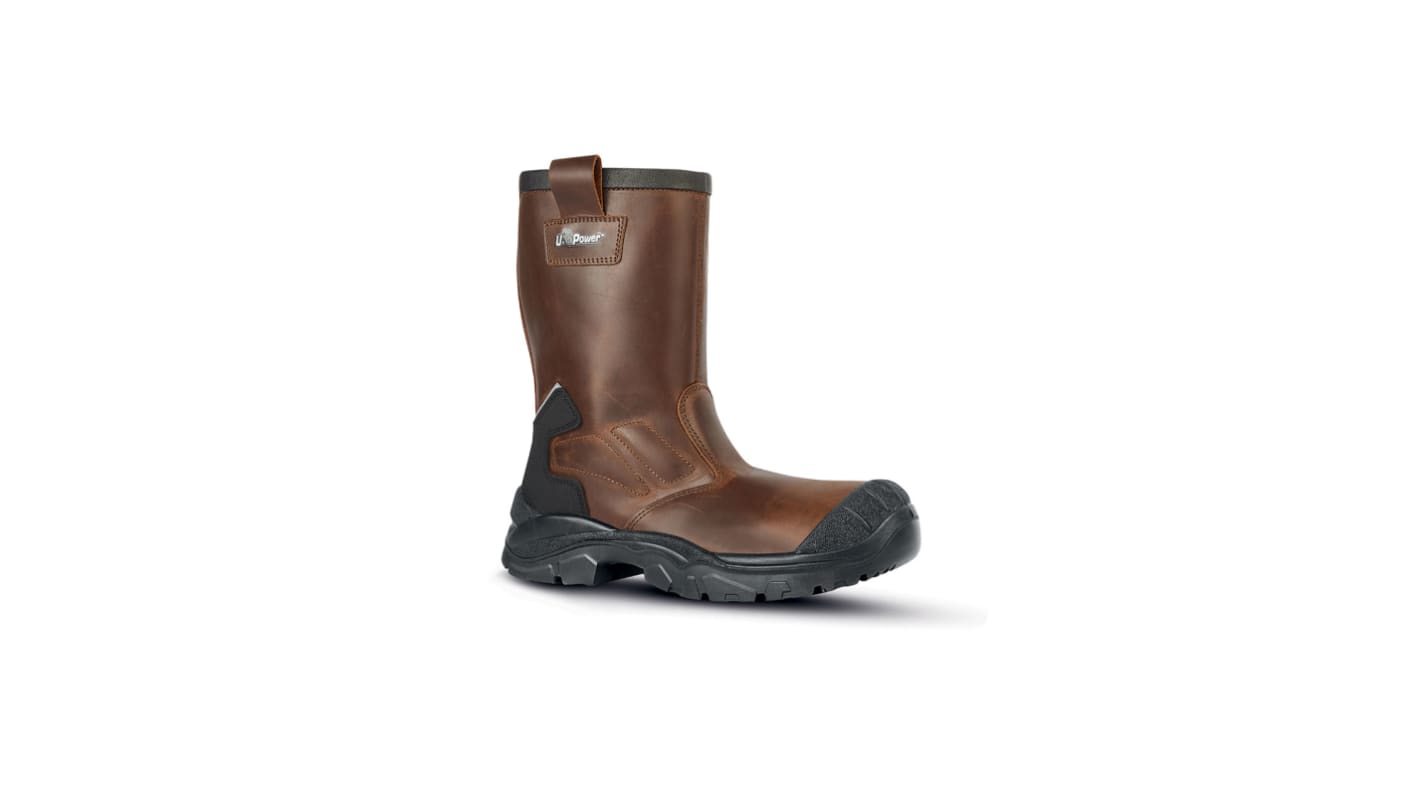 Botas de seguridad para hombre U Group de color Marrón, talla 38, S3 SRC