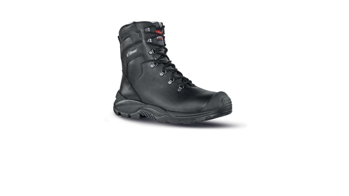 U Group Rock & Roll Men's Black Composite Toe Capped Ankle Safety Boots, UK 4, EU 37