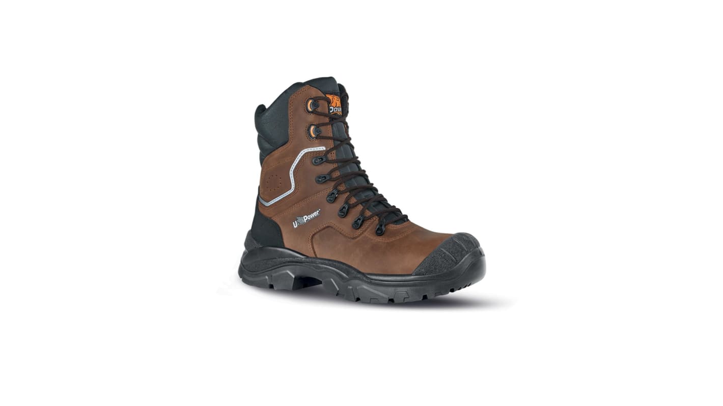 Botas de seguridad para hombre U Group de color Marrón, talla 37, S3 SRC