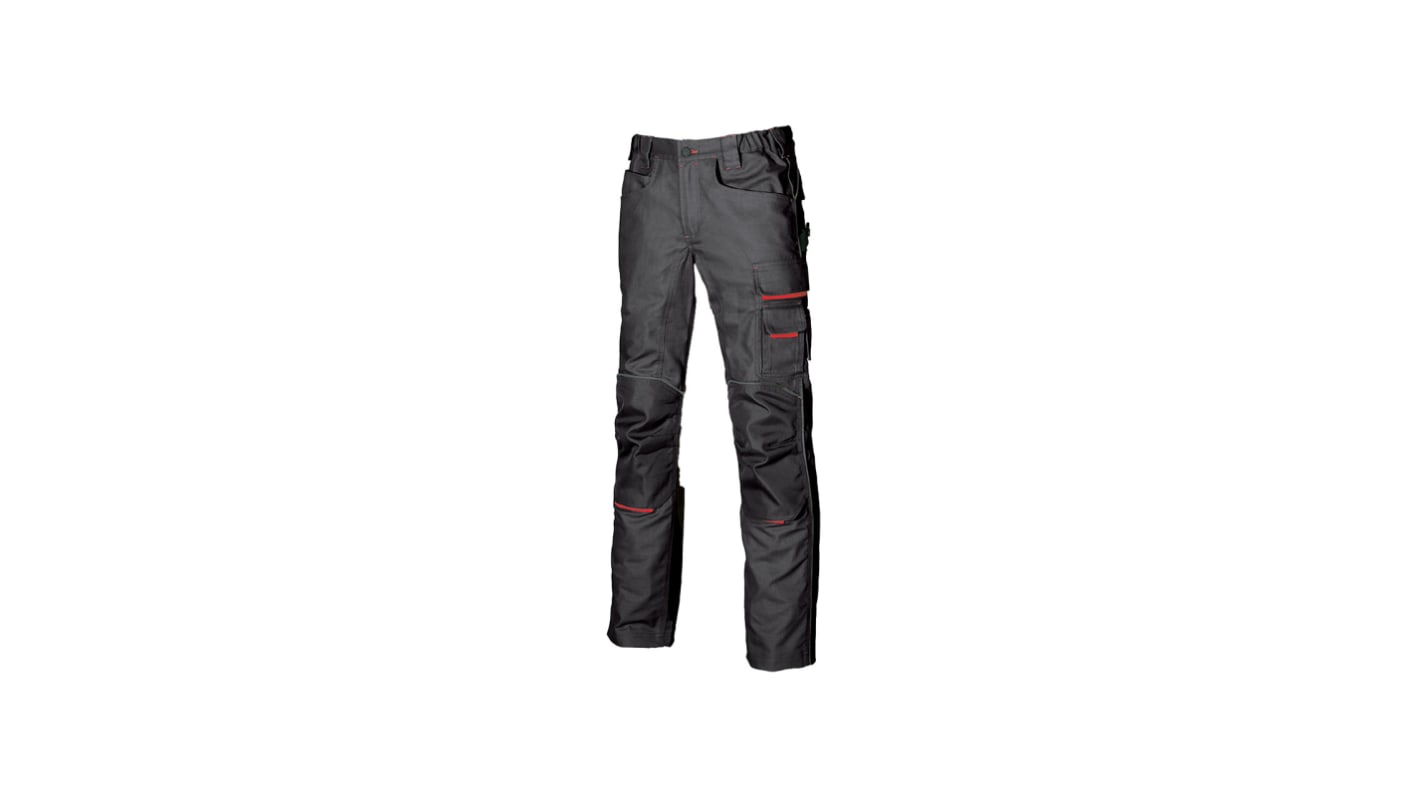 Pantalón para Unisex, Gris, Duradero, 40 % poliéster, 60% algodón Don't worry 32-34plg 82-86cm