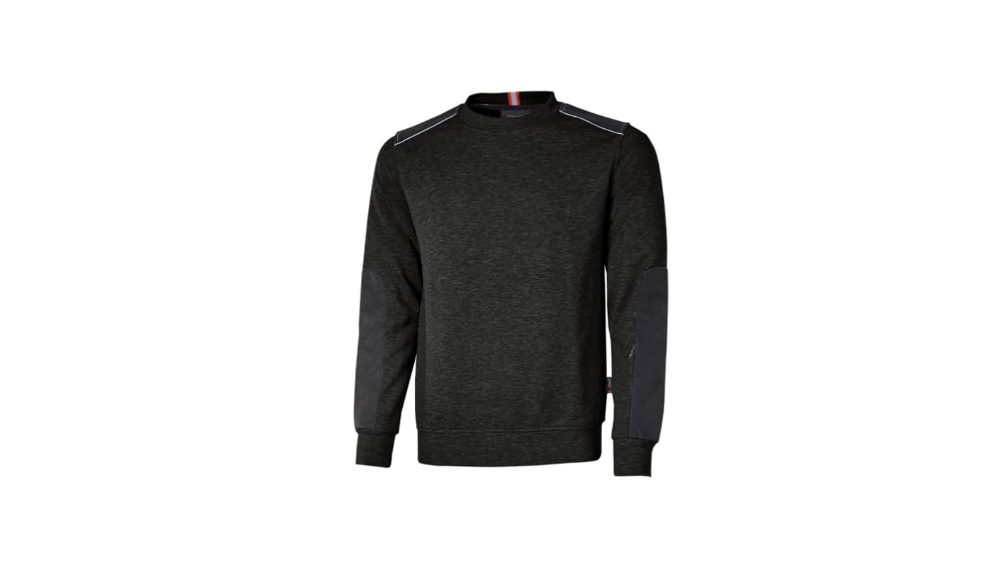 U Group Enjoy Black 30% Polyester, 70% Cotton Work Fleece XXL