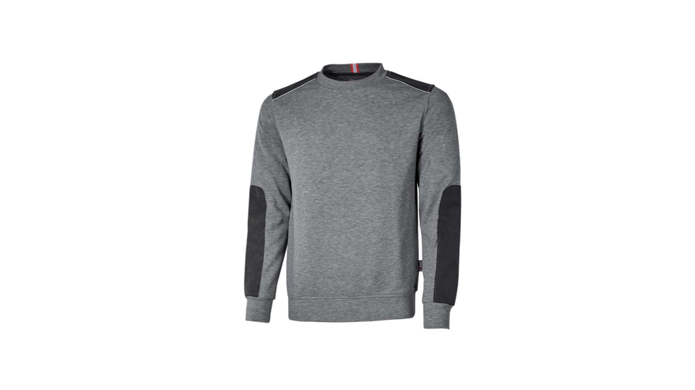 Forro polar de trabajo U Group de color Gris, talla XXL, para , Unisex, serie Enjoy, 30 % poliéster, 70% de algodón