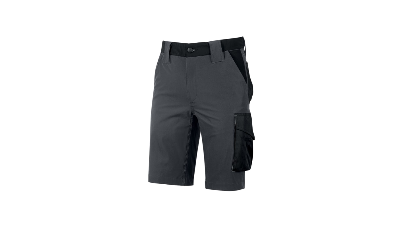 U Group FUTURE, Unisex Arbeitsshorts, 14 % Spandex, 86 % Nylon Grau