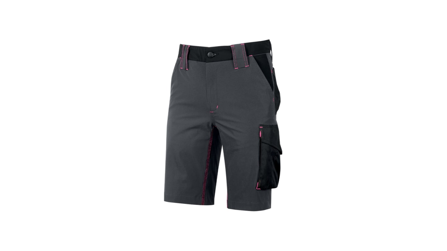 U Group FUTURE Grey 14% Spandex, 86% Nylon Work shorts