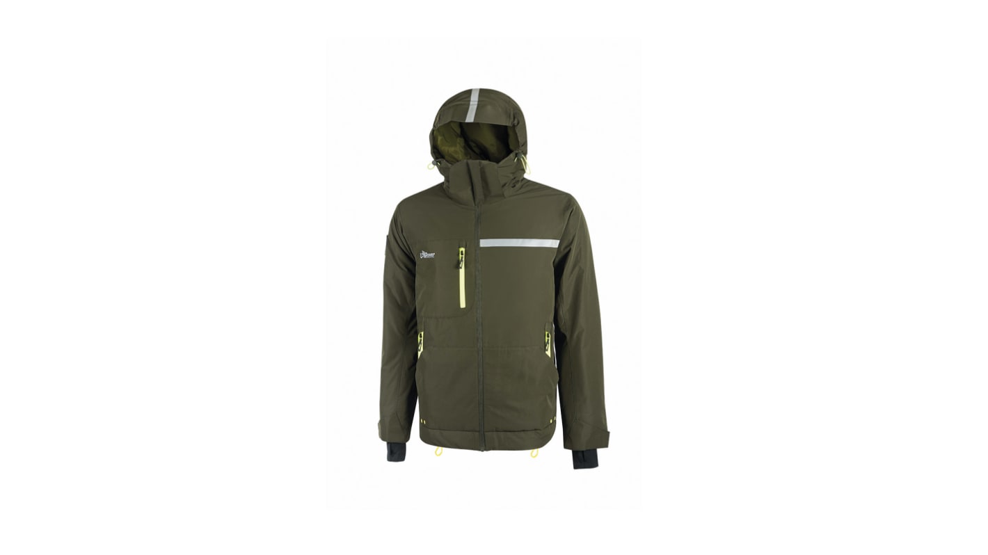 Chaqueta con capucha, XL, Verde, Ligero, A prueba de viento U-Supremacy