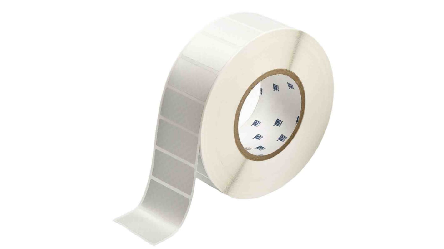 Brady R4300, R7950 Light Grey Label Roll, 50.8mm Width, 25.4mm Height, 3000Per Roll Qty